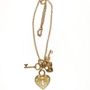 Vintage Necklace with Charm Necklace from Paris